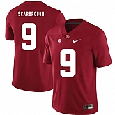 Alabama Crimson Tide 9 Bo Scarbrough Red Nike College Football Jersey Dzhi,baseball caps,new era cap wholesale,wholesale hats